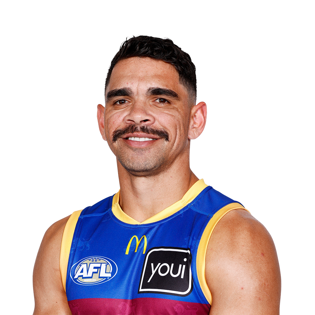 Charlie Cameron in his Brisbane Lions guernsey